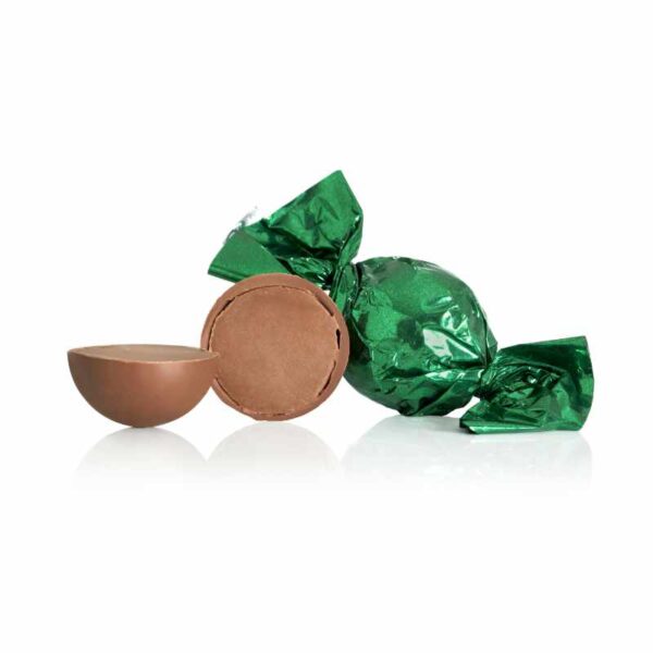 Fyldt Chokoladekugle - Mørkegrøn