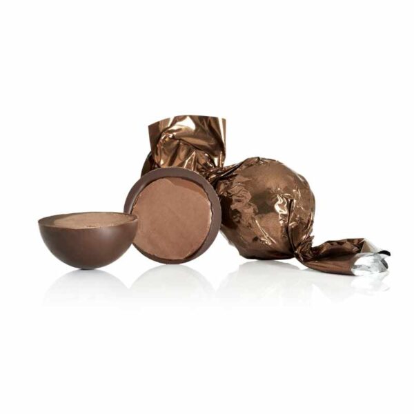 Fyldt Chokoladekugle - Lysebrun