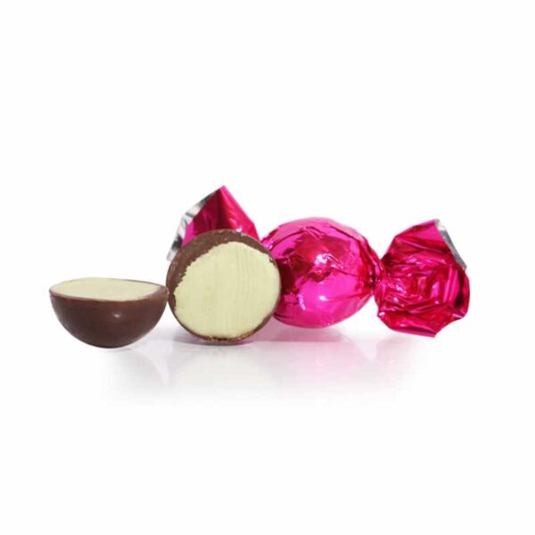 Fyldt Chokoladekugle - Pink