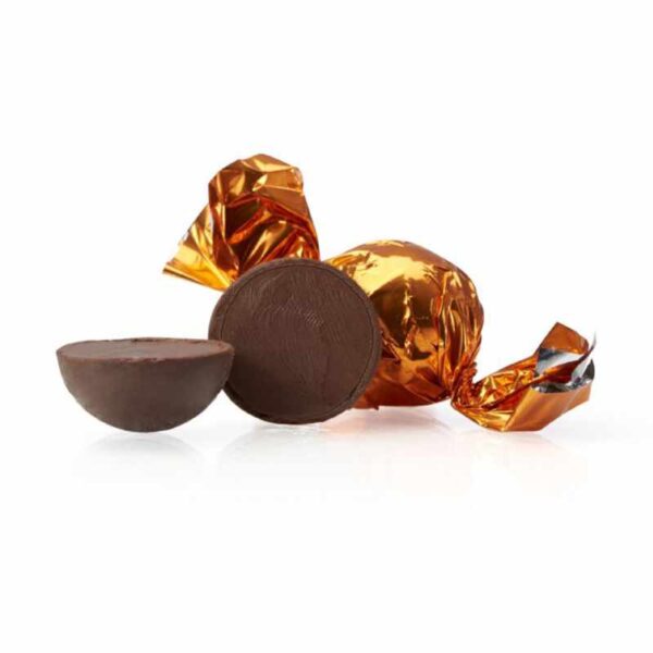 Fyldt Chokoladekugle - Orange
