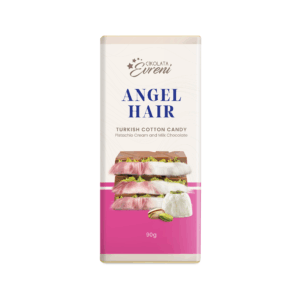 Angel Hair Cotton Candy, Pistachio Cream and Milk Chocolate 90g